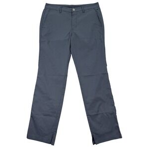 Maide Bonobos Mens 32x32 Straight Golf Pants Blue Micro Check Performance Zipper